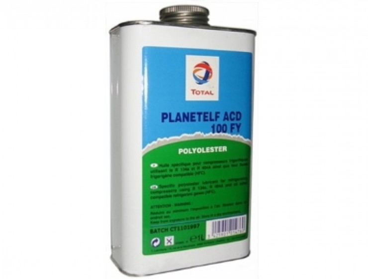 Масло для компрессоров кондиционеров Total PlanetElf ACD 100 FY, 1 л
