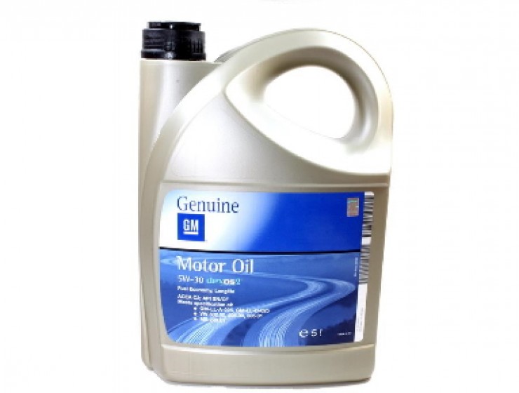 Масло моторное General Motors Dexos 2 5W-30, 5 л